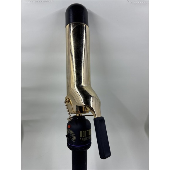 Hot Tools Professional 1-1/2 Gold Hair Curling Iron Mod. HT1102XL - Picture 4 of 9